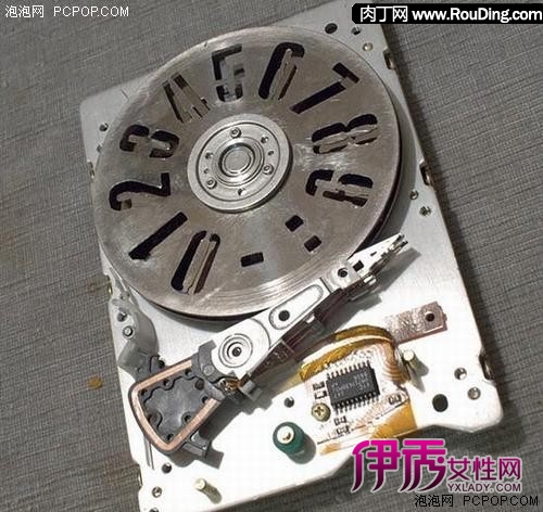 硬盘盘片材质_硬盘创意手工制作_废旧硬盘改造DIY