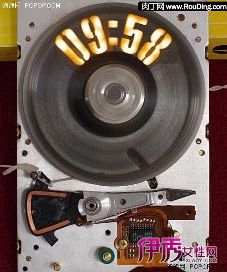 硬盘创意手工制作_废旧硬盘改造DIY_硬盘盘片材质