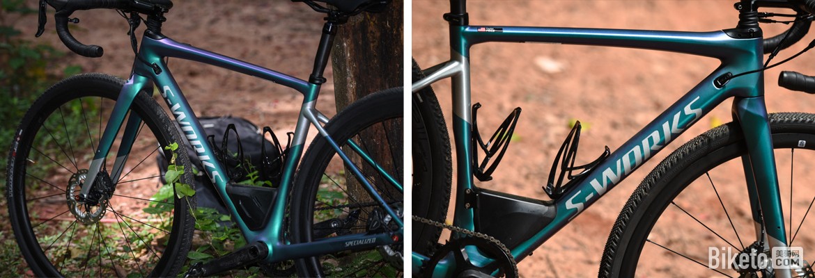 rockshox xc32_全地形公路车Gravel Bike S-Works Diverge Future Shock减震器渐进式弹簧_全地形公路车Gravel Bike S-Works Diverge涂装变色龙漆面工艺