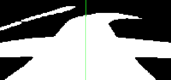 图2.3.3 十字交叉原始图像